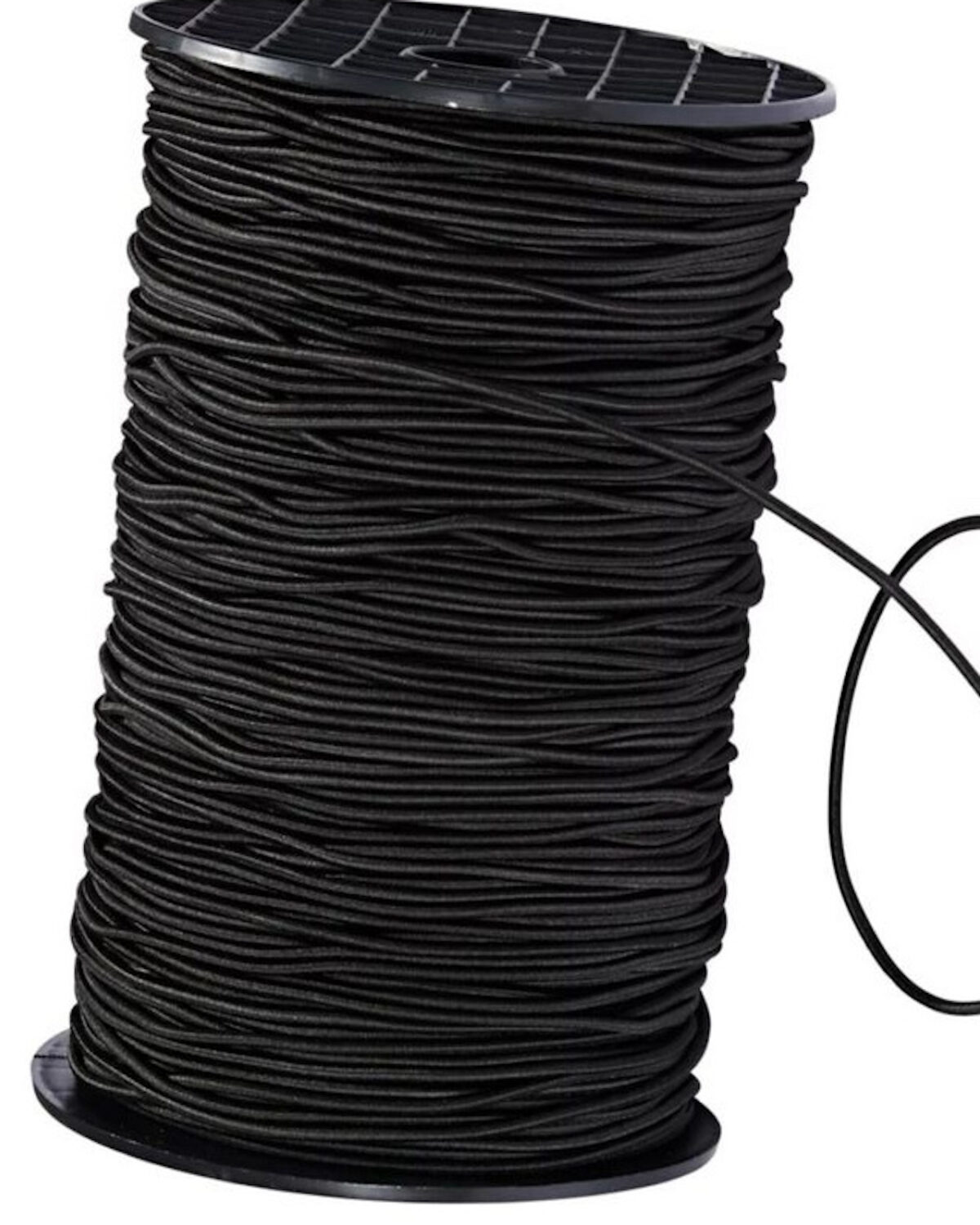 Резинка круглая (шляпная) диам. 2 мм черная (200 пог.м/рул.)