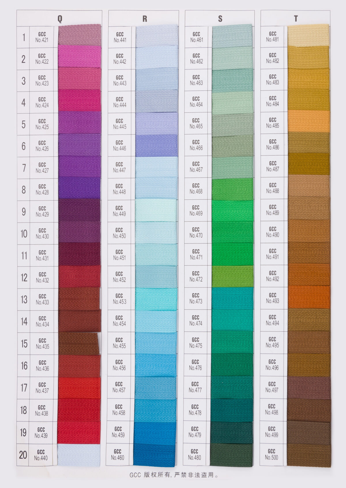 Ткань подкладочная "Таффета" 190Т цветная (100 пог.м/рулон)